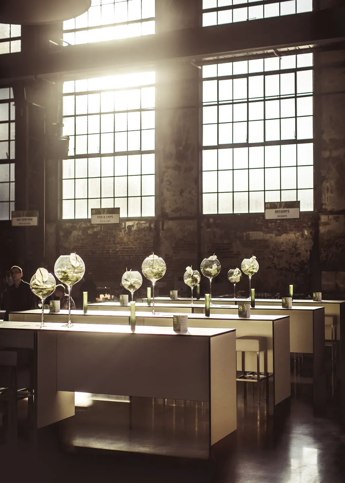 Innenraum mit Fenstern